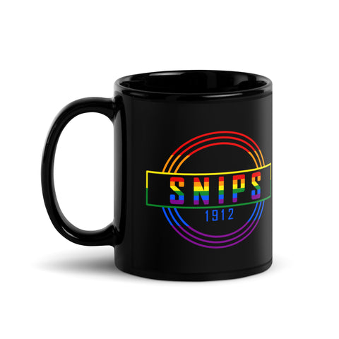 SNIPS1912 - PRIDE Schwarze glänzende Tasse