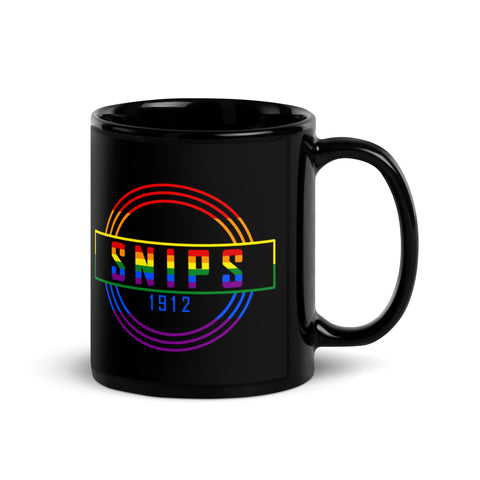 SNIPS1912 - PRIDE Schwarze glänzende Tasse