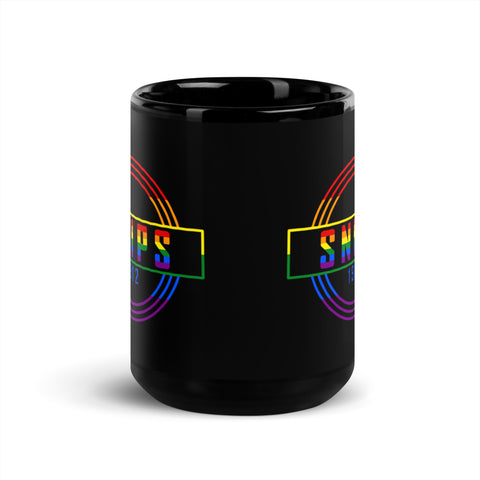 SNIPS1912 - PRIDE Schwarze glänzende Tasse