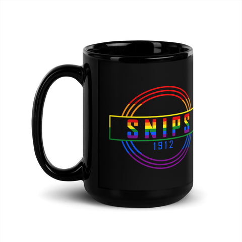 SNIPS1912 - PRIDE Schwarze glänzende Tasse