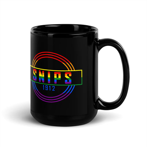 SNIPS1912 - PRIDE Schwarze glänzende Tasse