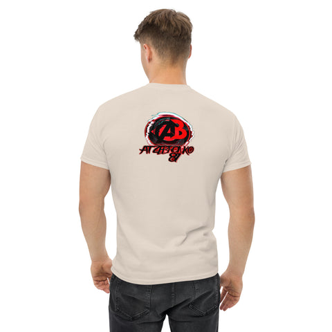 atzebronko87 - Klassisches Herren-T-Shirt mit Stick und Druck