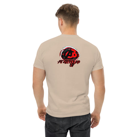 atzebronko87 - Klassisches Herren-T-Shirt mit Stick und Druck