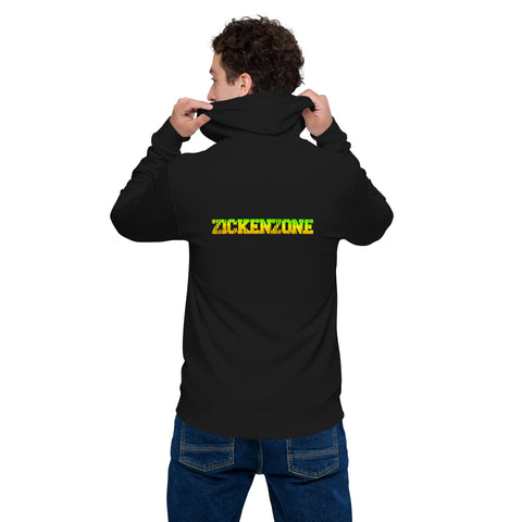 honda_zicke - Zip-Hoodie mit Druck