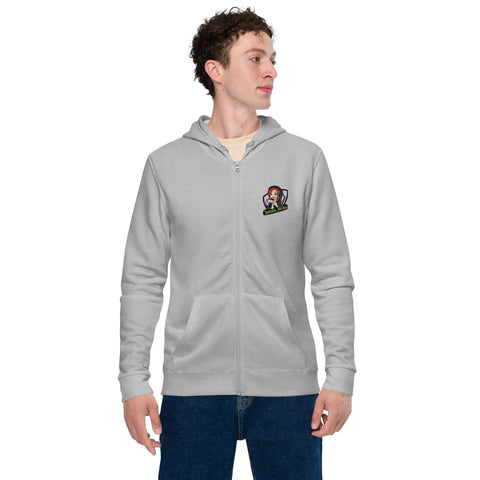 honda_zicke - Zip-Hoodie mit Druck