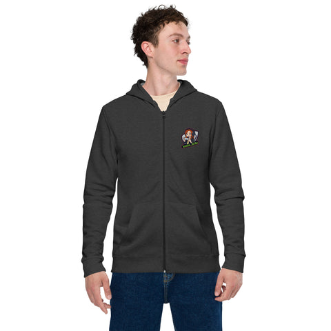 honda_zicke - Zip-Hoodie mit Druck