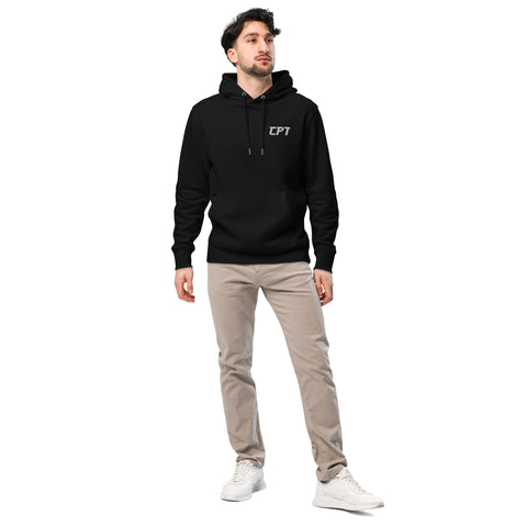 cptrekapt - Klassischer-Unisex-Bio-Hoodie mit Stick