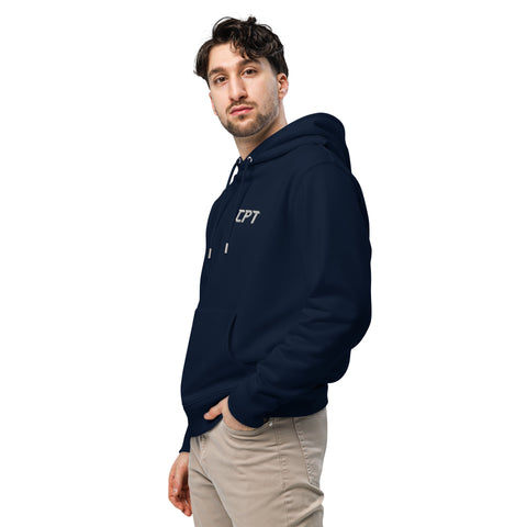 cptrekapt - Klassischer-Unisex-Bio-Hoodie mit Stick