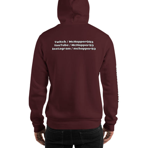 McHopper093 - Unisex-Hoodie mit beidseitigem Druck