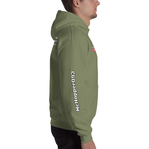 McHopper093 - Unisex-Hoodie mit beidseitigem Druck