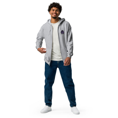 Leerenheld - Unisex-Zip-Hoodie mit Stick