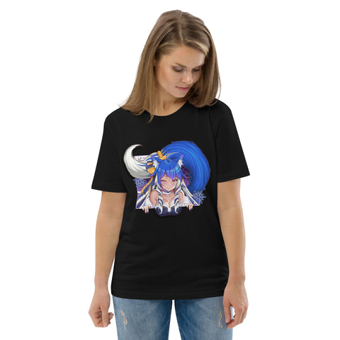 icykaty - Unisex-T-Shirt "windowsmile" aus Bio-Baumwolle mit Druck