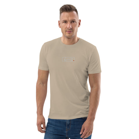 TschiOne - Herren-T-Shirt aus Bio-Baumwolle mit Stick