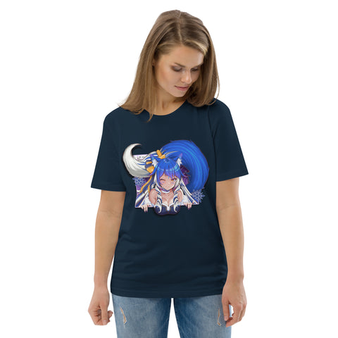 icykaty - Unisex-T-Shirt "windowsmile" aus Bio-Baumwolle mit Druck