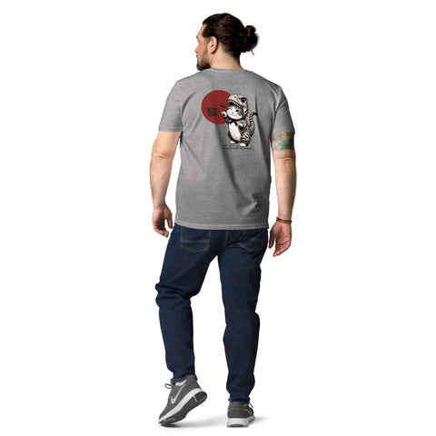 LuiTheDinosaur - Herren-T-Shirt aus Bio-Baumwolle mit Stick und Druck