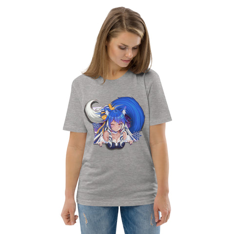 icykaty - Unisex-T-Shirt "windowsmile" aus Bio-Baumwolle mit Druck