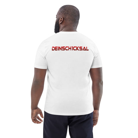 DeinSch1cksal - Herren-T-Shirt aus Bio-Baumwolle mit Stick und Druck