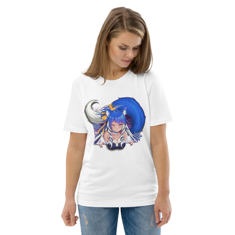 icykaty - Unisex-T-Shirt "windowsmile" aus Bio-Baumwolle mit Druck