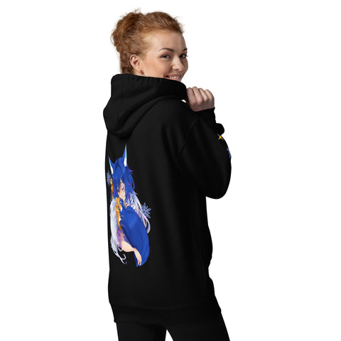 icykaty - Unisex Premium-Hoodie "Hugtail" mit Druck