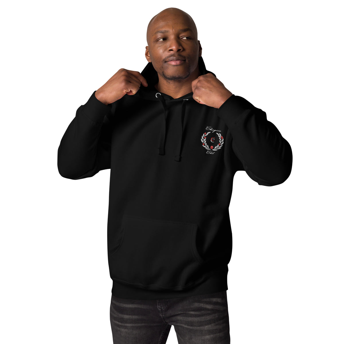 KevOnlyOne1 - Unisex-Premium-Hoodie mit Stick und Druck