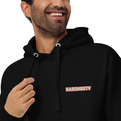 HaRon90TV - Unisex-Premium-Hoodie mit Stick