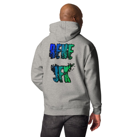 rene_jfk - Unisex-Premium-Hoodie mit Stick und Druck