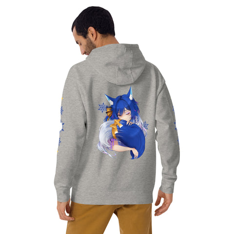 icykaty - Unisex Premium-Hoodie "Hugtail" mit Druck