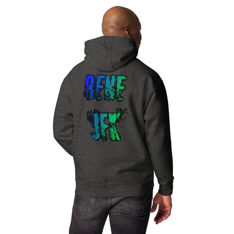 rene_jfk - Unisex-Premium-Hoodie mit Stick und Druck