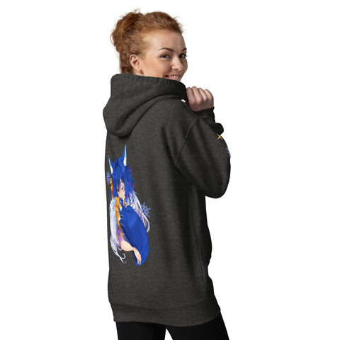 icykaty - Unisex Premium-Hoodie "Hugtail" mit Druck