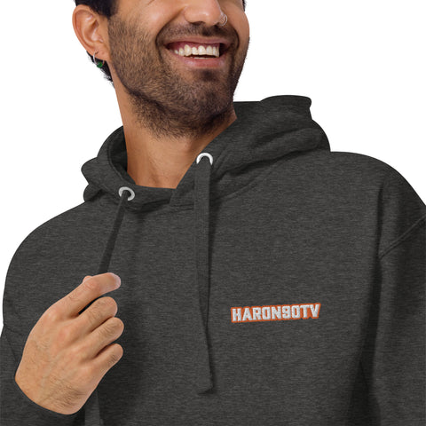 HaRon90TV - Unisex-Premium-Hoodie mit Stick