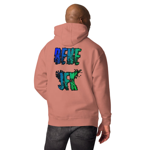 rene_jfk - Unisex-Premium-Hoodie mit Stick und Druck