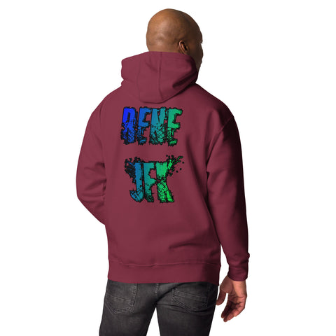 rene_jfk - Unisex-Premium-Hoodie mit Stick und Druck