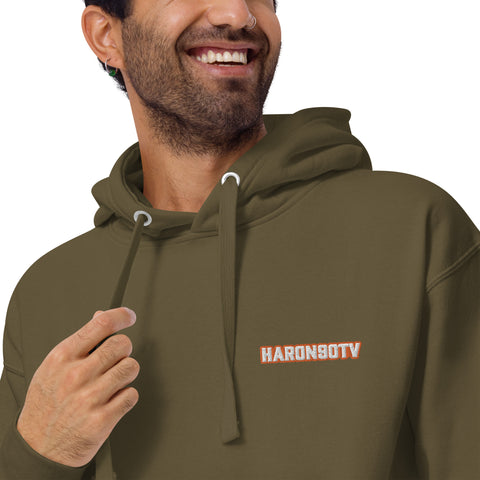 HaRon90TV - Unisex-Premium-Hoodie mit Stick