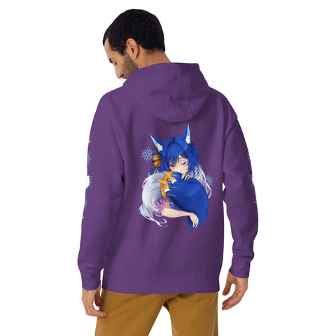 icykaty - Unisex Premium-Hoodie "Hugtail" mit Druck