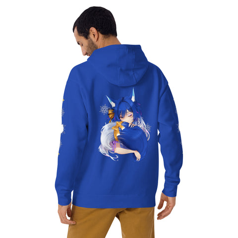 icykaty - Unisex Premium-Hoodie "Hugtail" mit Druck