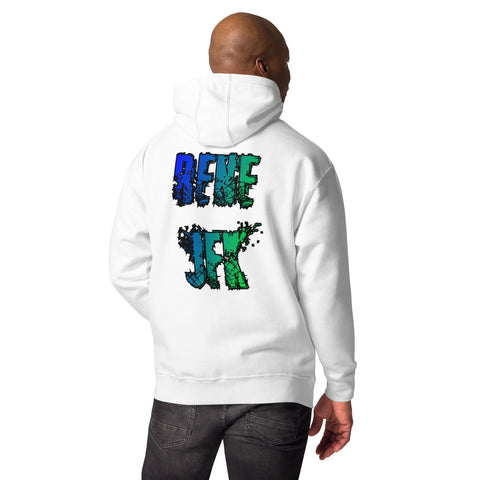 rene_jfk - Unisex-Premium-Hoodie mit Stick und Druck