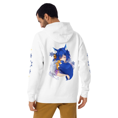 icykaty - Unisex Premium-Hoodie "Hugtail" mit Druck