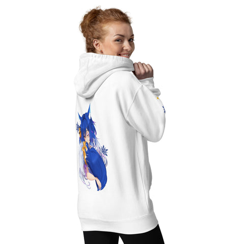 icykaty - Unisex Premium-Hoodie "Hugtail" mit Druck