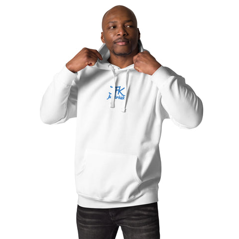 rene_jfk - Unisex-Premium-Hoodie mit Stick und Druck