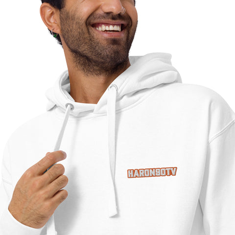 HaRon90TV - Unisex-Premium-Hoodie mit Stick