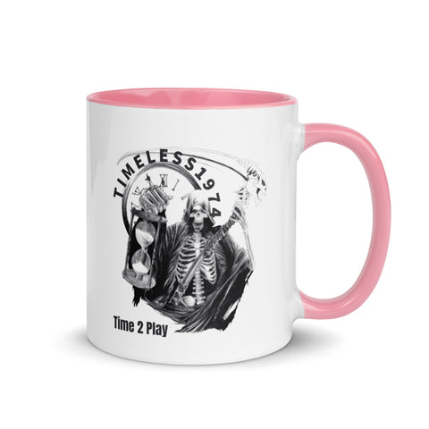 Timeless1974 - Weiße Tasse mit gefärbter Innenseite