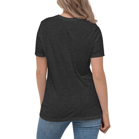 grashuepferjack - Lockeres Damen-T-Shirt mit Stick