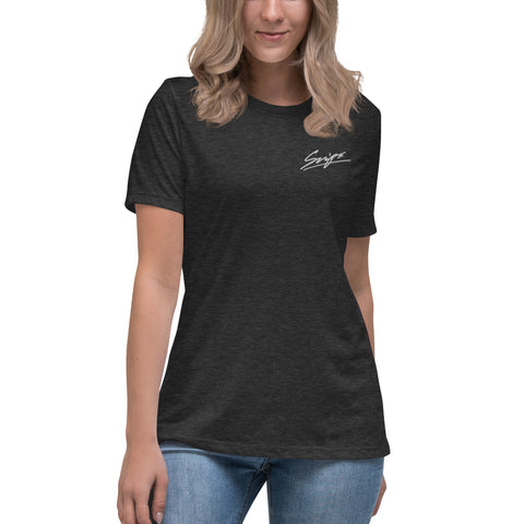 SNIPS1912 - Lockeres Damen-T-Shirt mit Stick