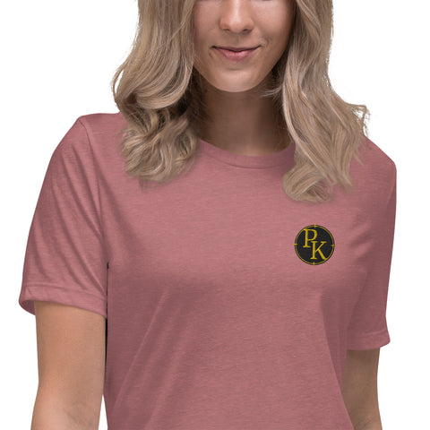 pixelkev_ - Lockeres-Damen-T-Shirt mit Stick