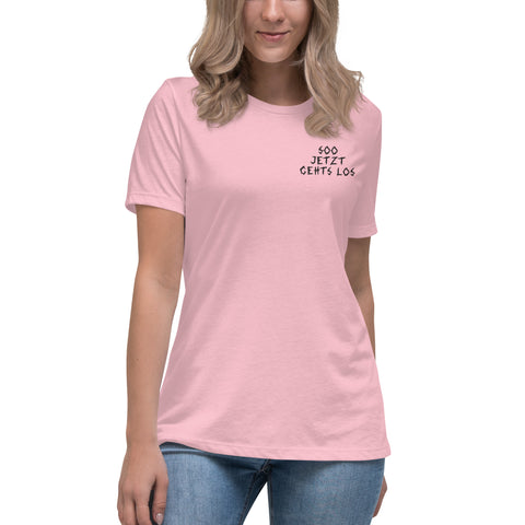 ThomsonGehtNich - Lockeres Damen-T-Shirt mit Stick