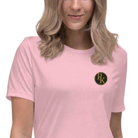 pixelkev_ - Lockeres-Damen-T-Shirt mit Stick