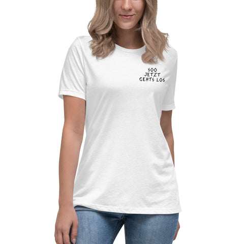 ThomsonGehtNich - Lockeres Damen-T-Shirt mit Stick