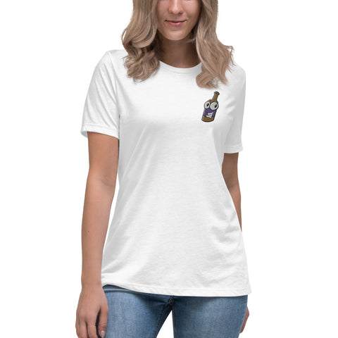 Pullle - Retro-T-Shirt für Damen mit Stick