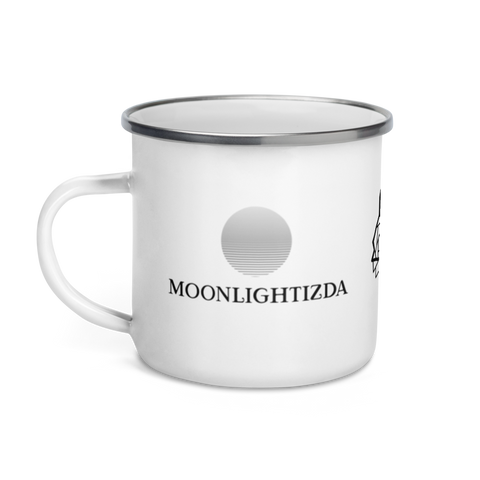 moonlightizda - Emailletasse mit Druck