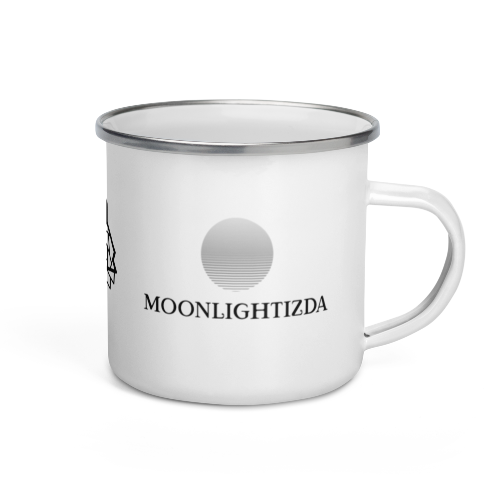 moonlightizda - Emailletasse mit Druck